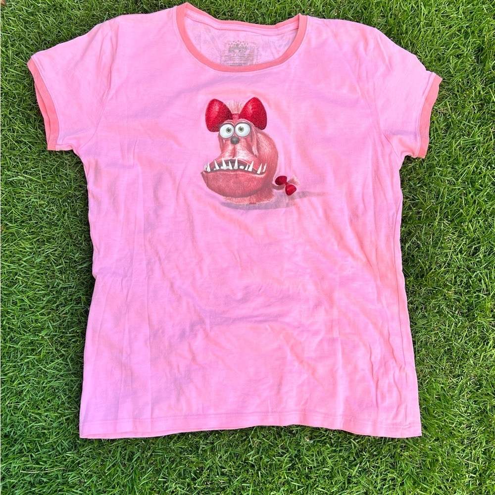 Despicable Me - Pink Kyle with Red Bow Despicable Me - Anvil Kids Tee